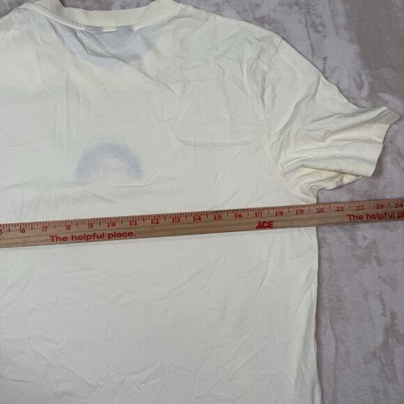 NWT Sandro x Wrangler Short Sleeve Crew Neck T-Shirt Cream Men's Size Medium - Picture 7 of 8